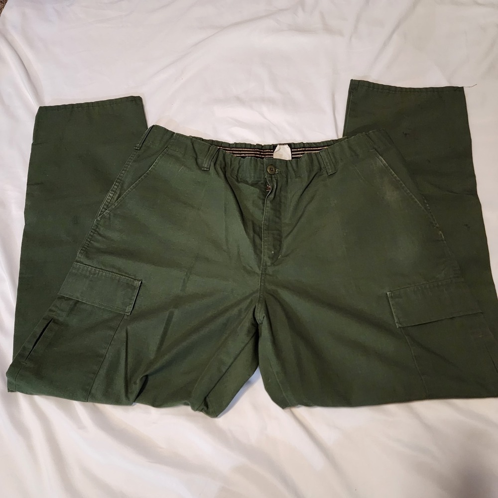 The Force Cargo Pants Men's Olive Green Work Utility Size 37U‎ Tactical Uniform
